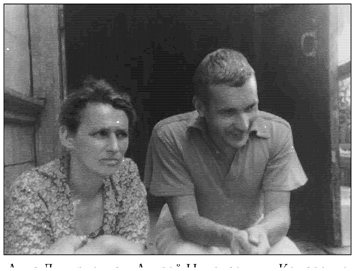 Fig. Anna Dmitrievna and Andrei Nikolaevich at Komarovka.